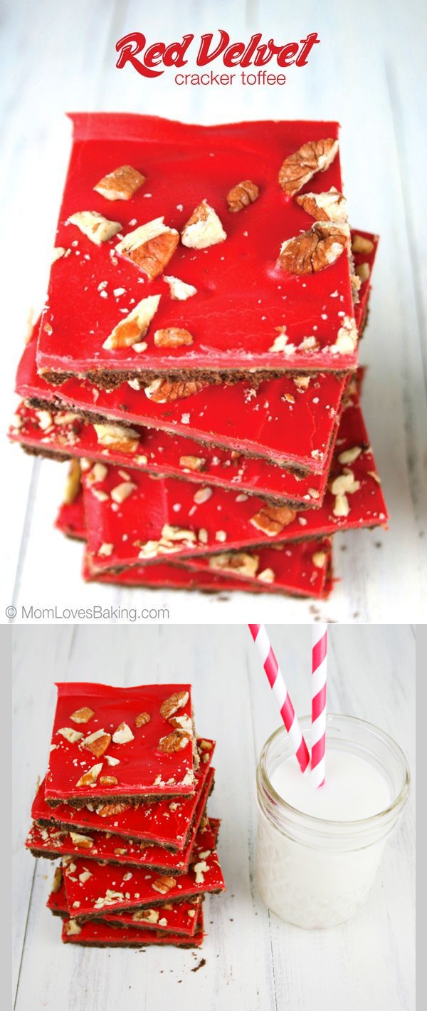 Red Velvet Cracker Toffee