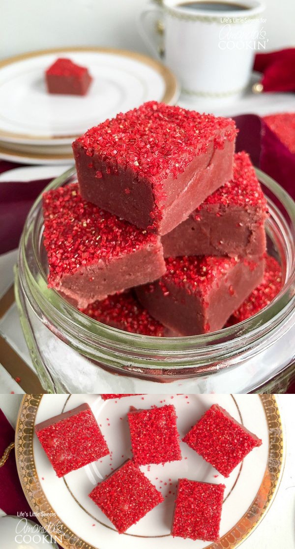 Red Velvet Fudge