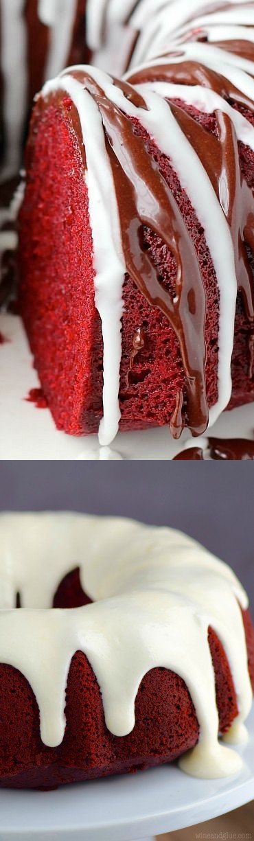 Red Velvet Sour Cream Bundt Cake