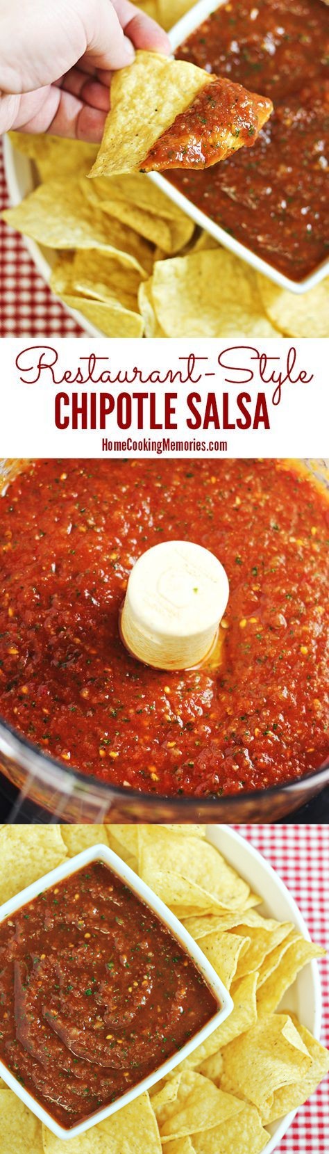 Restaurant-Style Chipotle Salsa