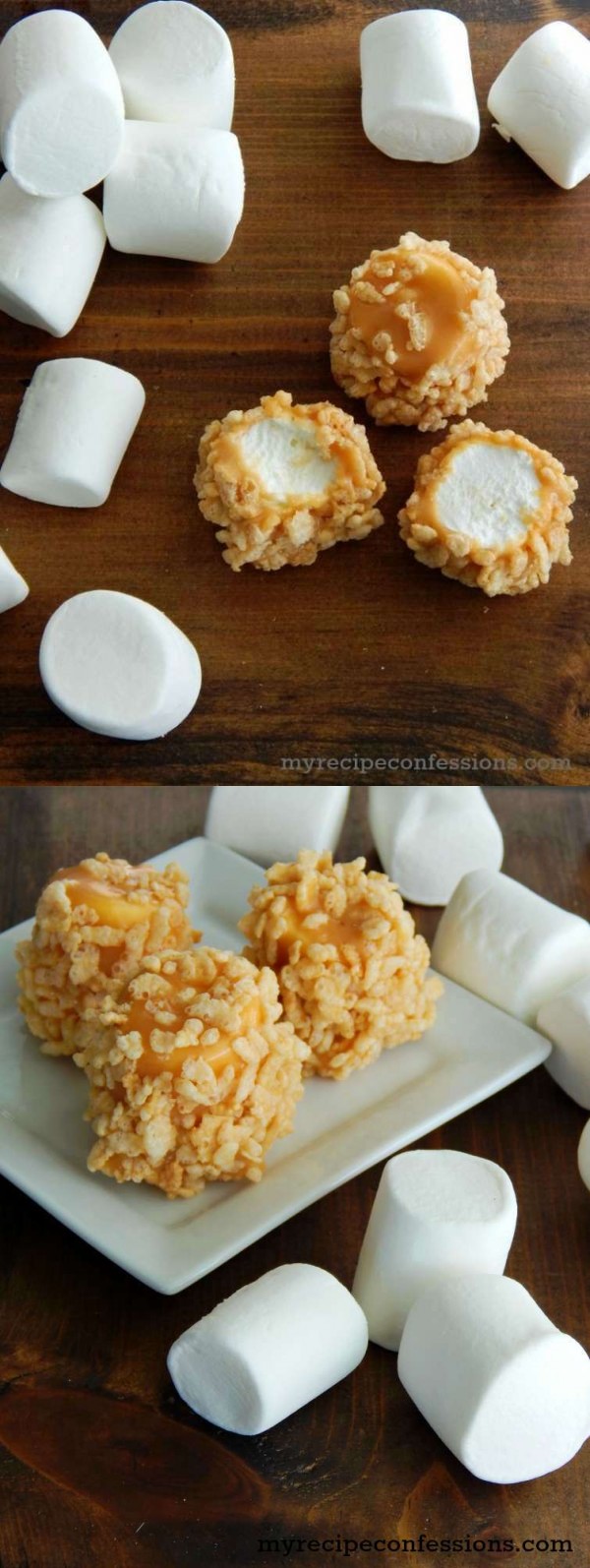 Rice Krispie Caramel Marshmallows