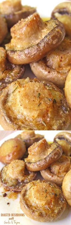 Roasted Mushrooms with Garlic & Thyme