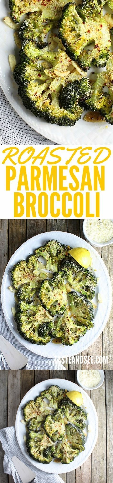 Roasted Parmesan Broccoli