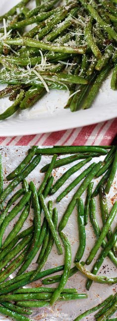 Roasted Parmesan Green Beans