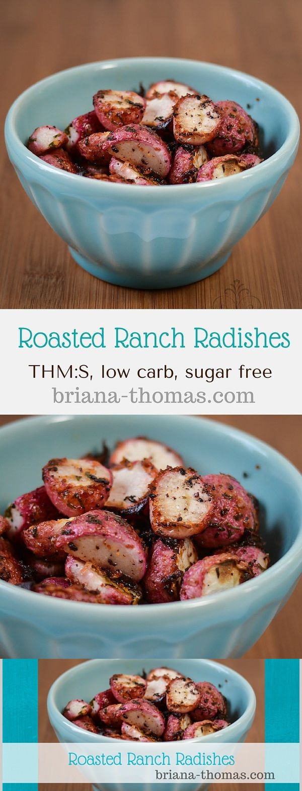 Roasted Ranch Radishes