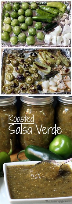 Roasted Tomatillo Salsa Verde