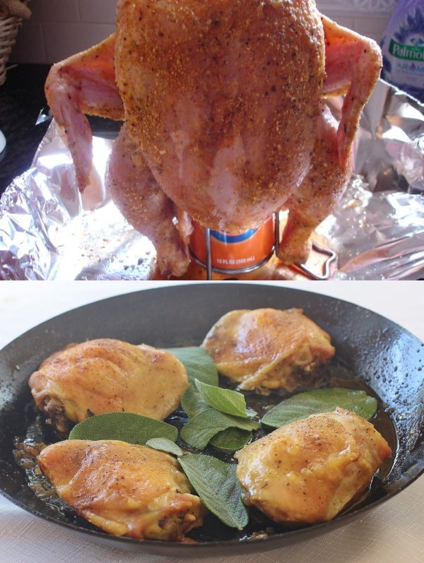 Sage Roasted Chicken Thighs