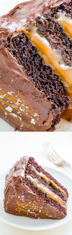 Salted Caramel Chocolate Cake