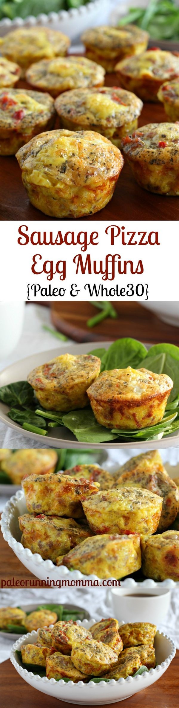 Sausage Pizza Egg Muffins (Paleo & Whole30