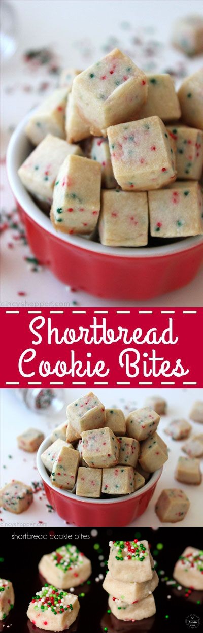 Shortbread Cookie Bites