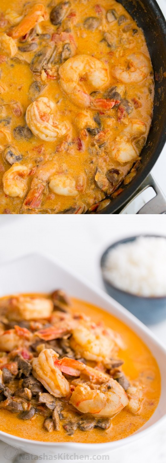 Shrimp and Mushroom Sauce