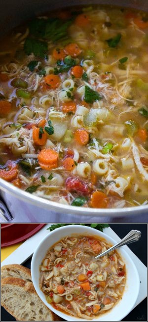 Sicilian Chicken Soup