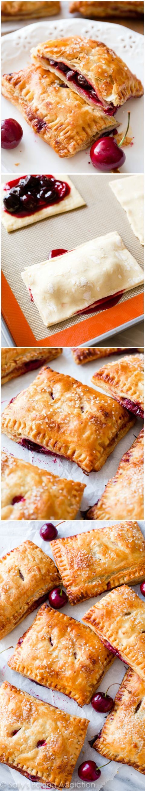 Simple Cherry Pastry Pies