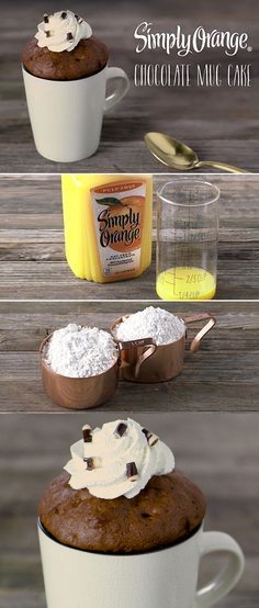 Simply Orange® Mug Cake