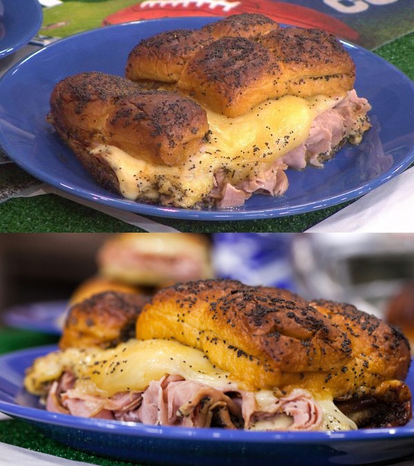 Siri Daly's Sticky Ham Sandwiches