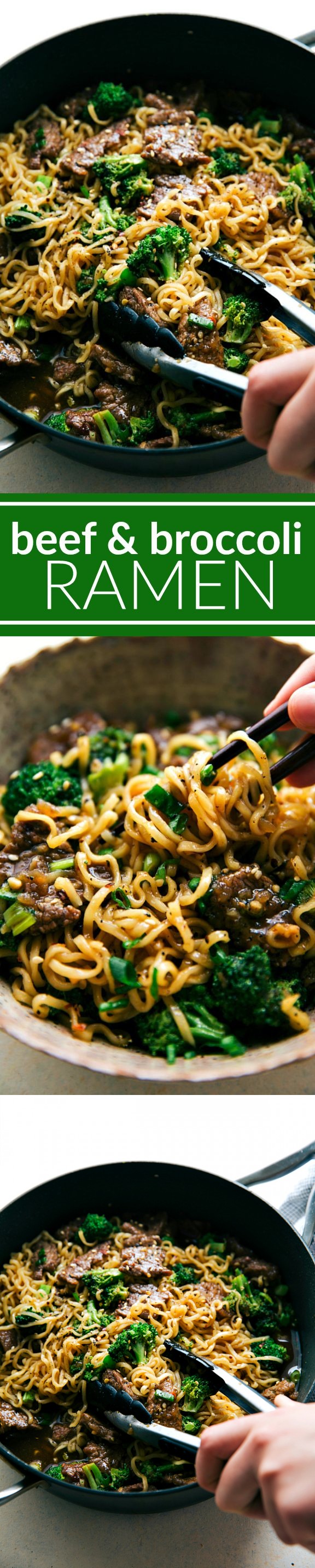 Skillet Beef and Broccoli Ramen