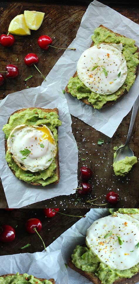 Skinny Fried Egg and Avocado Toast