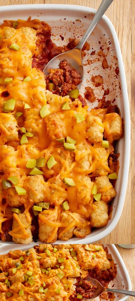 Sloppy Joe Tater Tots™ Casserole