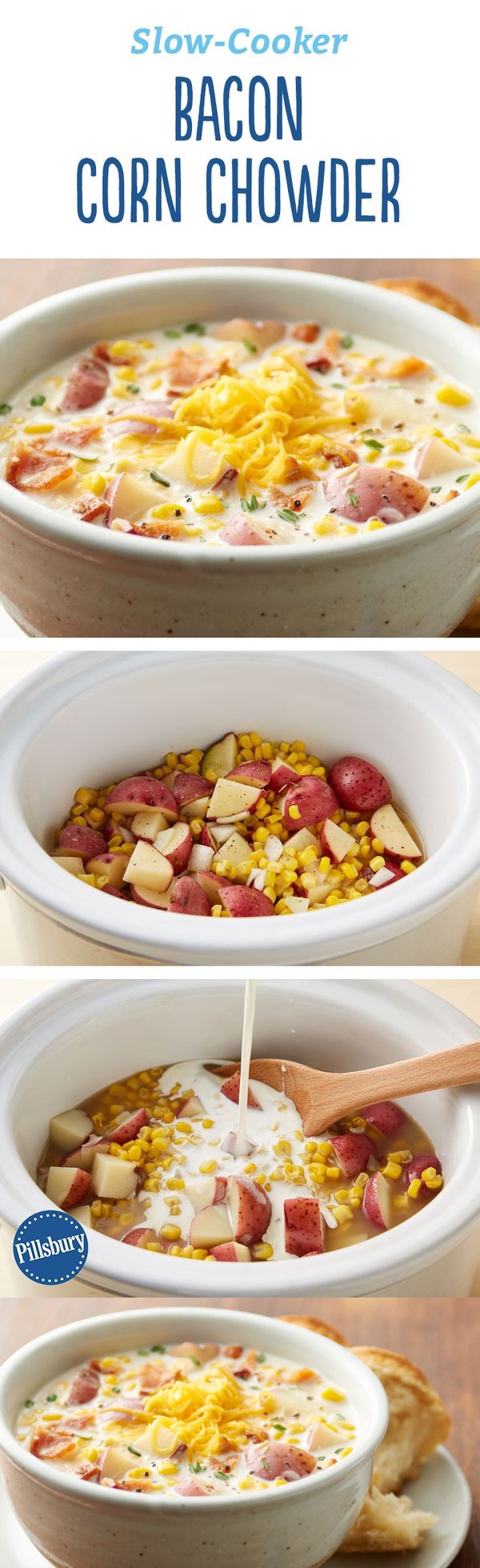 Slow-Cooker Bacon Corn Chowder