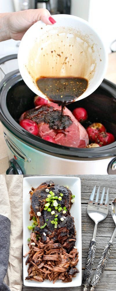 Slow Cooker Balsamic Pot Roast