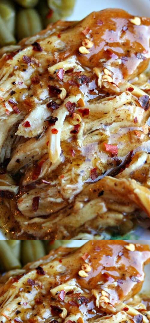 Slow Cooker Brown Sugar and Garlic Chicken