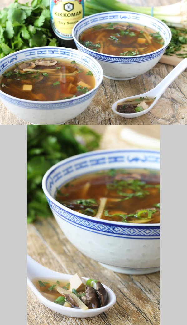 Slow Cooker Chinese Hot and Sour Soup