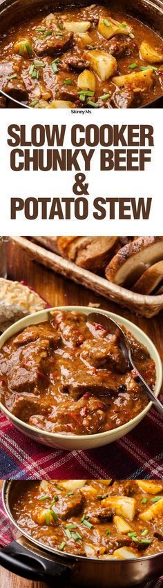 Slow Cooker Chunky Beef & Potato Stew