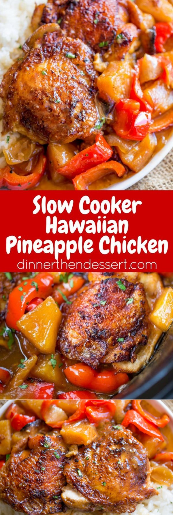 Slow Cooker Hawaiian Pineapple Chicken