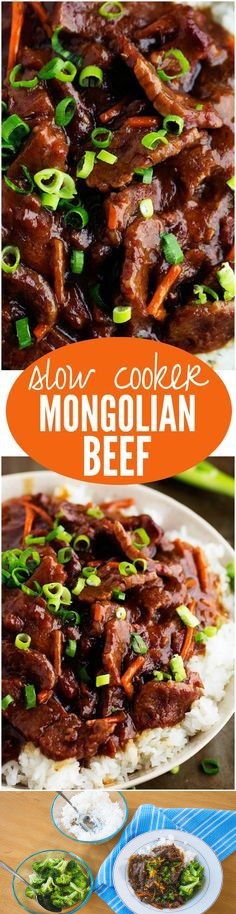 Slow Cooker Mongolian Beef