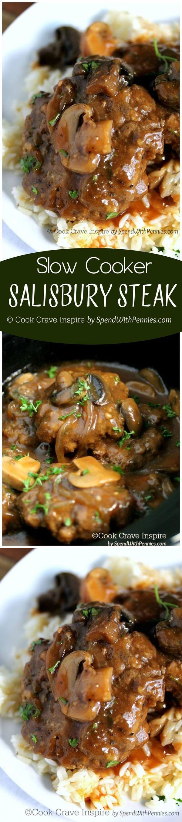 Slow Cooker Salisbury Steak