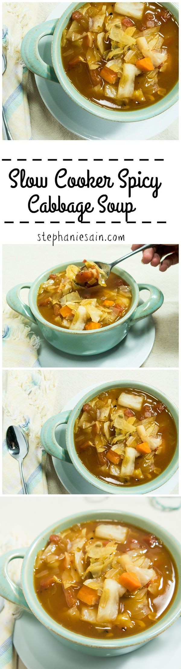 Slow Cooker Spicy Cabbage Soup