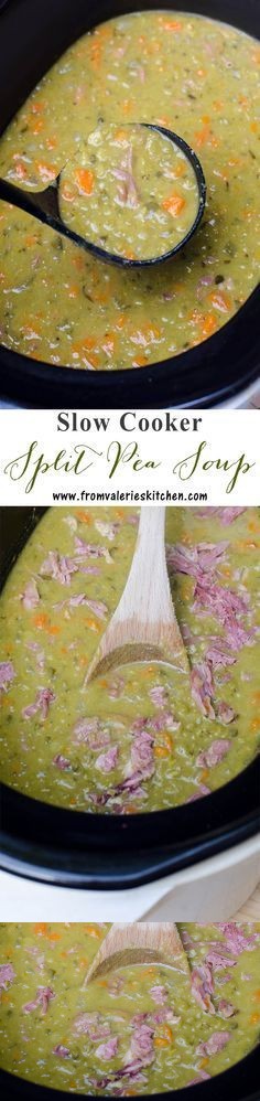 Slow Cooker Split Pea Soup