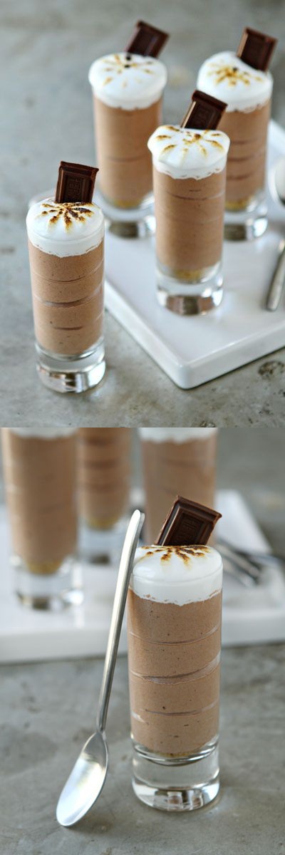 S'mores Pudding Shots