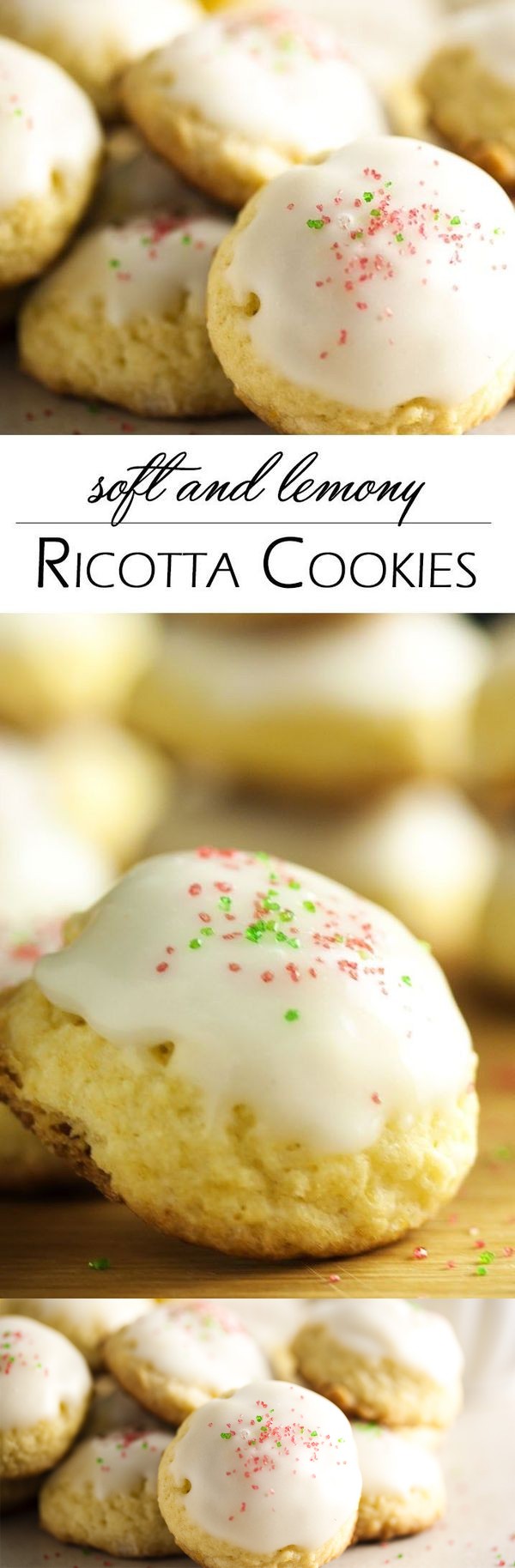 Soft and Lemony Ricotta Cookies