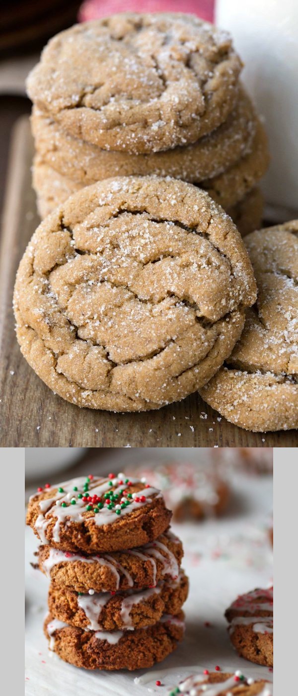 Soft Ginger Molasses Cookies