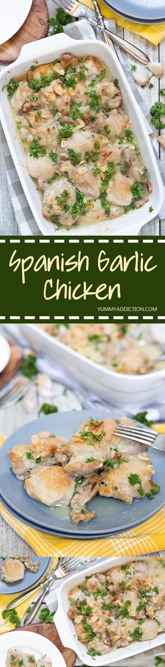 Spanish Garlic Chicken (Pollo al Ajillo