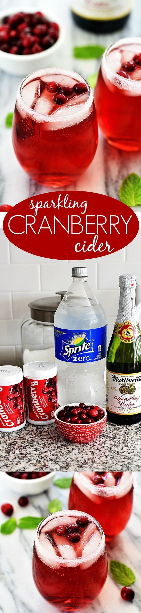 Sparkling Cranberry Cider