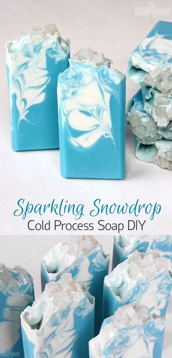 Sparkling Snowdrop Cold Process Tutorial