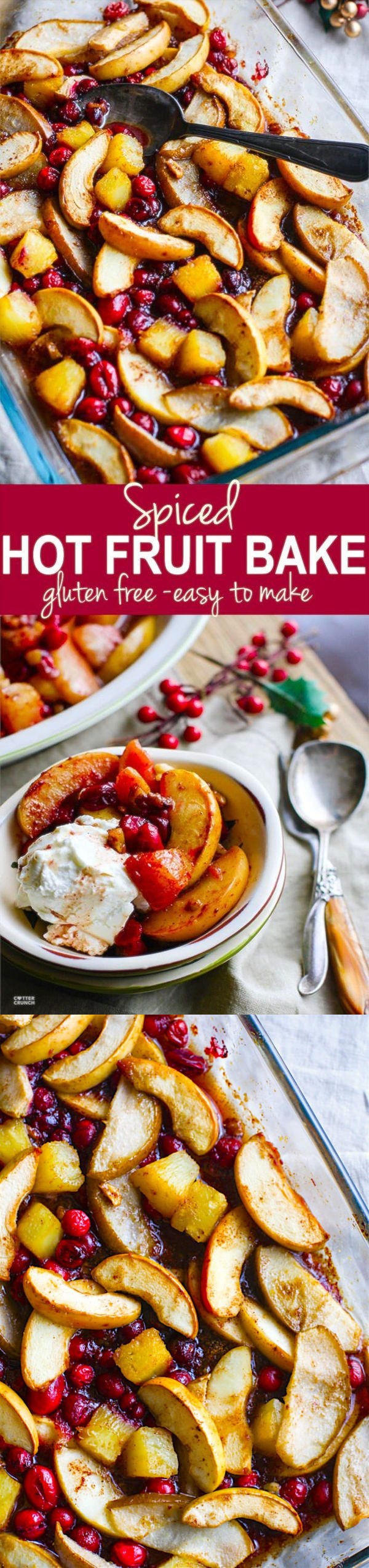 Spiced Hot Fruit Bake (Gluten Free, Vegan Friendly