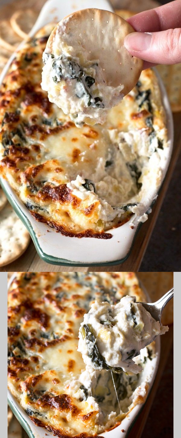 Spinach and Artichoke Goat Cheese Dip