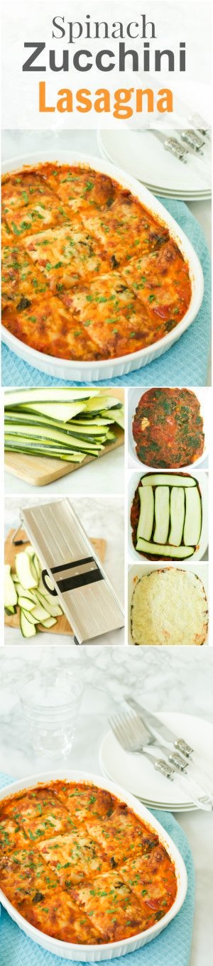 Spinach and Zucchini Lasagna