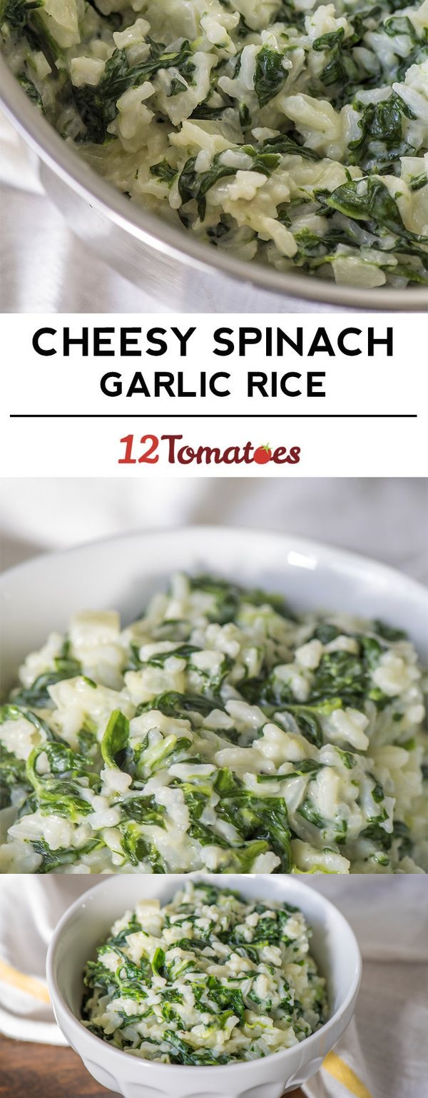 Spinach Garlic Rice