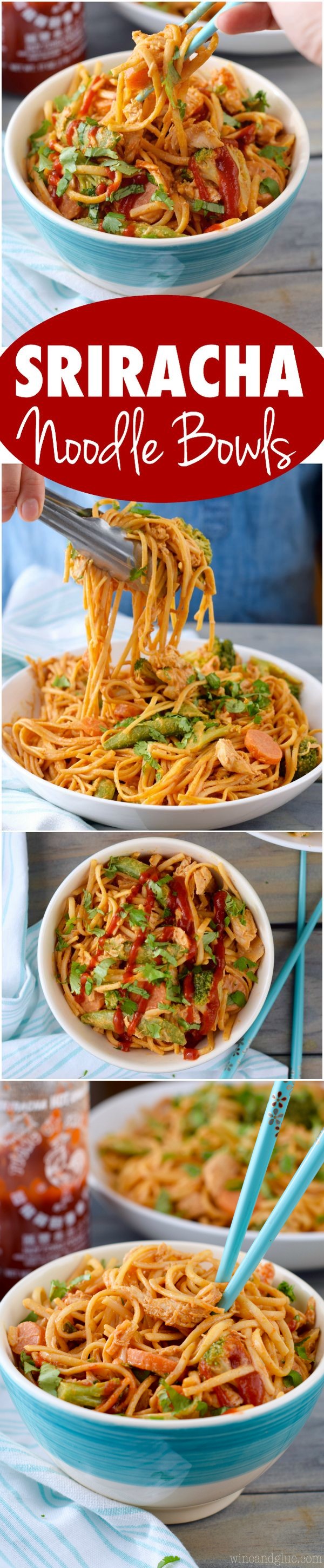 Sriracha Noodle Bowls