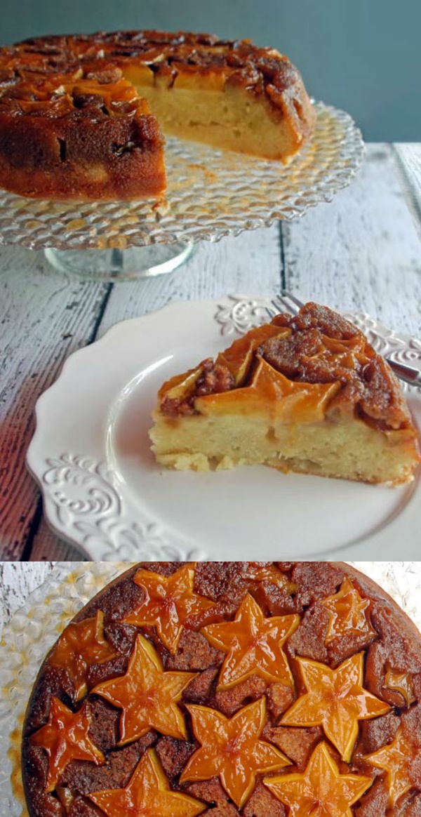 Star Fruit Upside Down Cake