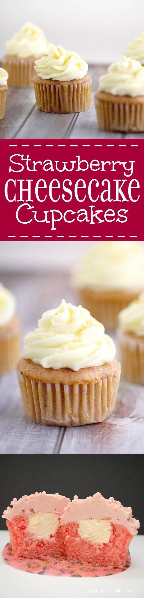 Strawberry Cheesecake Cupcakes