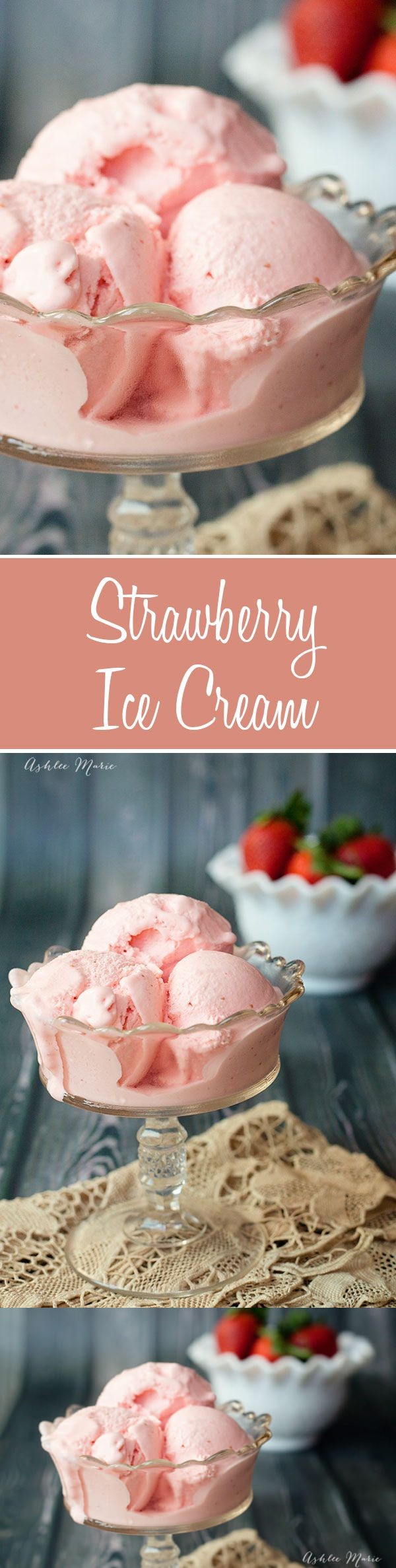 Strawberry ice cream