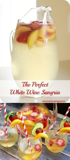 Strawberry Peach White Wine Sangria