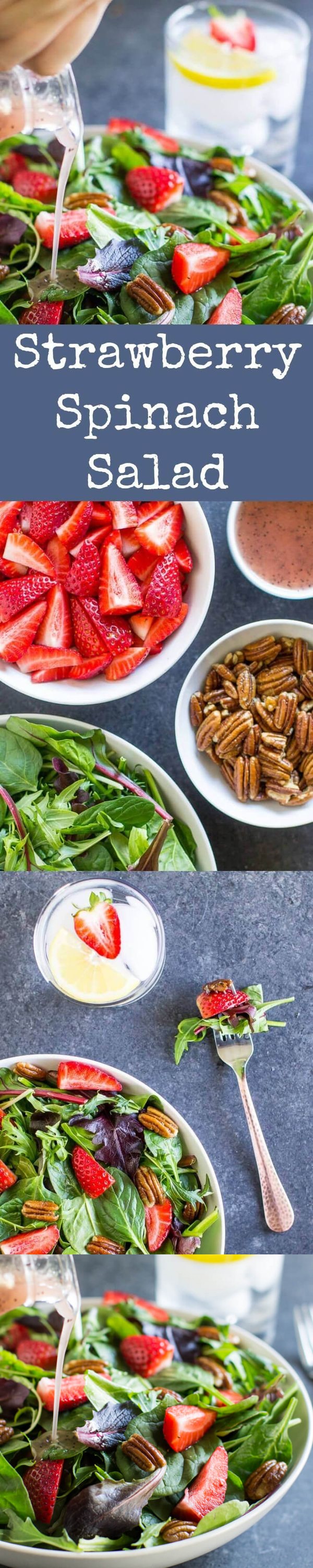 Strawberry Spinach Salad