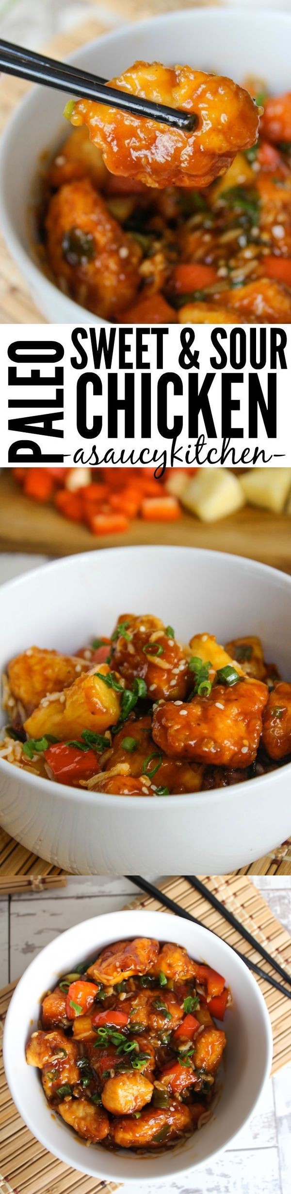 Sweet and Sour Chicken (Paleo & Low FODMAP