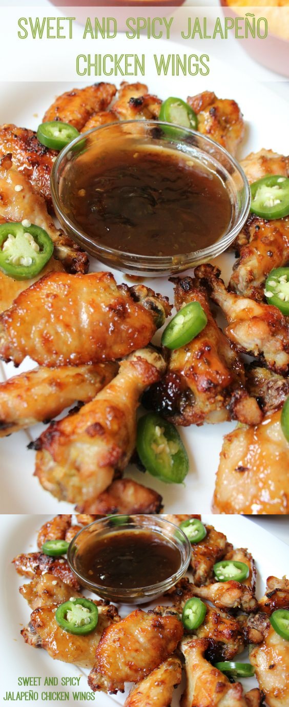 Sweet and Spicy Jalapeño Chicken Wings